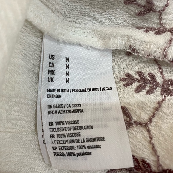 American Eagle Embroidered Jumpsuit - Picture 6 of 6